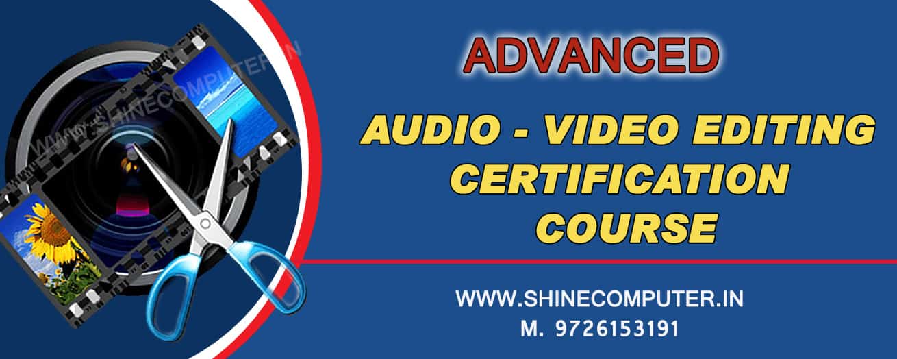 Best Video Editing Certification Course in Vadodara