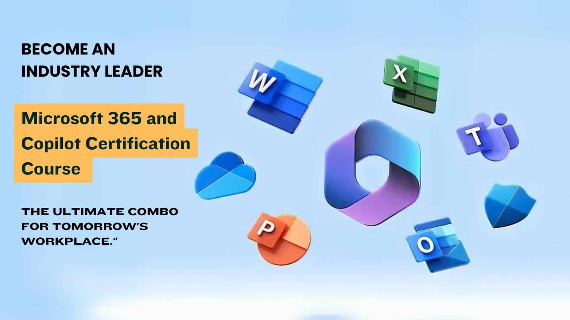 Top Microsoft 365 Certification Course with Copilot in Vadodara